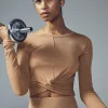 Cover Long Sleeve Top - Toasted Almond