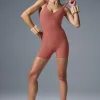 Alosoft Suns Out Onesie - Soft Terracotta