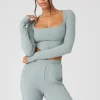 Soft Sculpt Long Sleeve - Cosmic Grey
