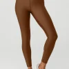 Airlift High-Waist 7/8 Charmer Legging - Cinnamon Brown