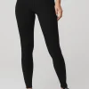 High-Waist Alosoft Lounge Legging - Black