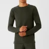 Triumph Long Sleeve Tee - Stealth Green