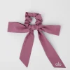 Love Knots Tie Scrunchie - Soft Mulberry