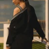 Tennis Club Sweater Knit Cardigan - Black/Ivory