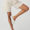 High-Waist Easy Sweat Short - Oatmeal Heather