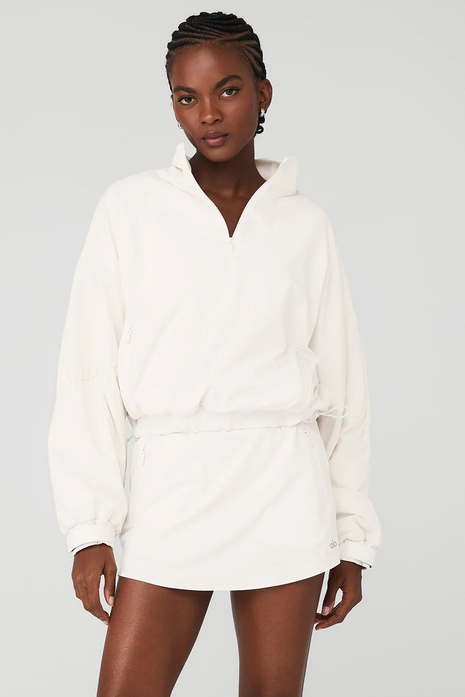 Cropped Elevation Coverup - Ivory