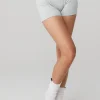 Icon Ribbed Boyshort - Athletic Heather Grey