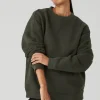 Renown Heavy Weight Crew Neck Pullover - Stealth Green