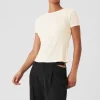 Ribbed Sea Coast Tee - Ivory