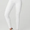 High-Waist Airbrush Legging - White