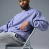 Accolade Crew Neck Pullover - Lilac Blue