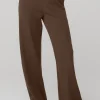 High-Waist Trouser Wide Leg Pant - Espresso