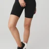 7&quot; High-Waist Biker Short - Black