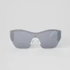 Stunner Sunglasses - Gunmetal/White