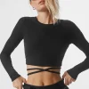 Ribbed Manifest Long Sleeve - Black