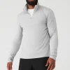 Conquer 1/4 Zip Reform Long Sleeve - Athletic Heather Grey