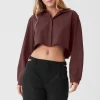 Cropped Take Me Out Button Up - Cherry Cola