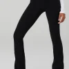 Alosoft Foldover Bootcut Legging - Black