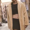 Oversized Sherpa Trench - Camel