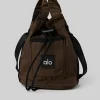 Cross Body Bucket Bag - Espresso/Black