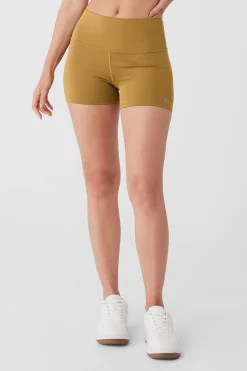 3&quot; High-Waist Airlift Short - Golden Olive Branch