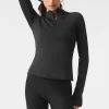 Airlift Winter Warm 1/4 Zip Long Sleeve - Black