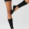 Women's Strappy Siren Grip Sock - Black