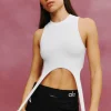 Wellness Rib Flaunt Tank - White