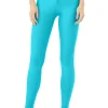 High-Waist Fast Legging - Bright Aqua