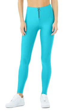 High-Waist Fast Legging - Bright Aqua