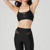 Airlift Mesh Allure Bra - Black