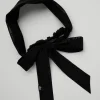 Fresh Mesh Tie Headband - Black