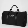 Large Traverse Duffle - Black/Silver