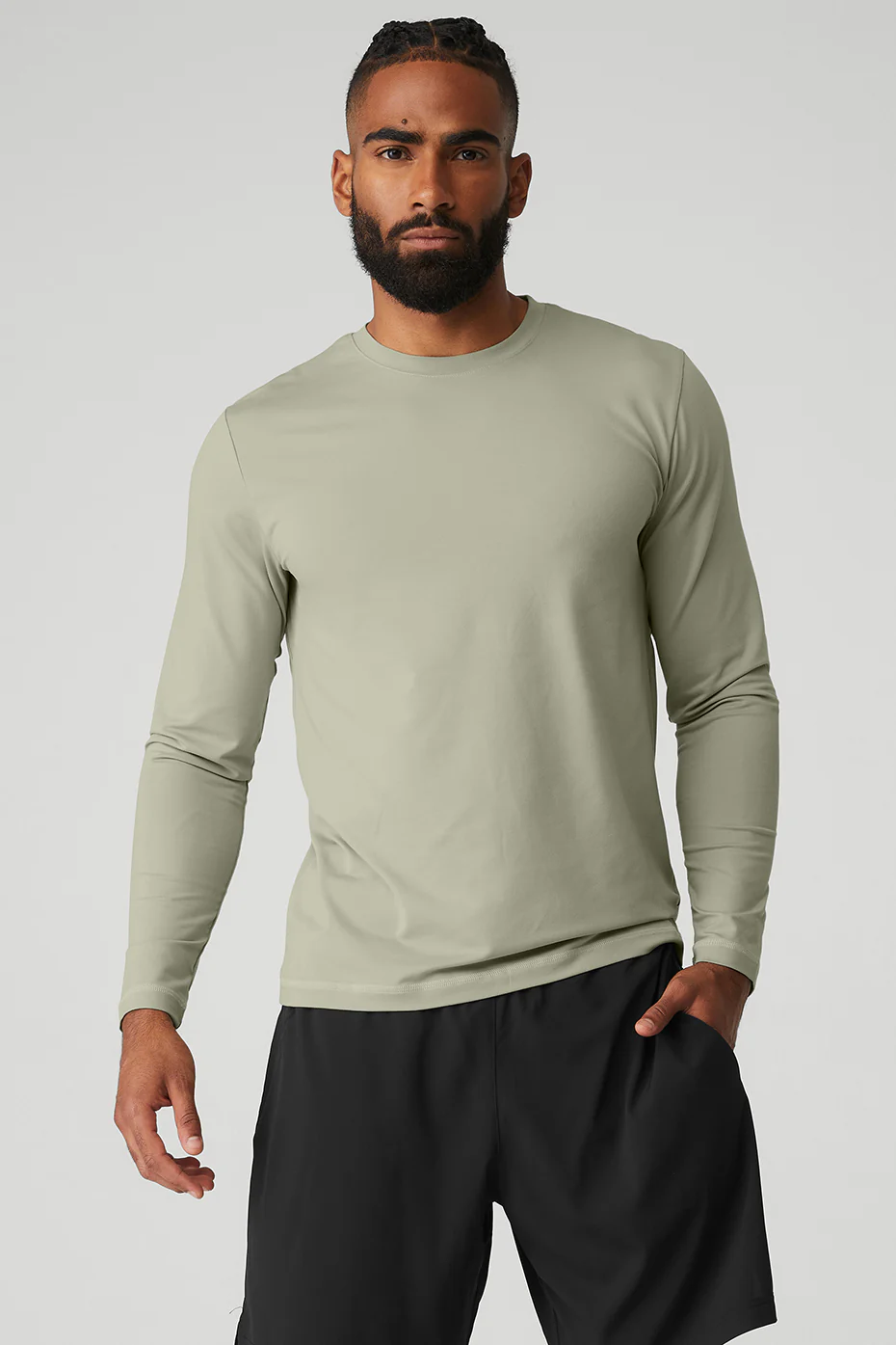 Conquer Reform Crewneck Long Sleeve - Limestone