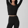 Gather Long Sleeve - Black