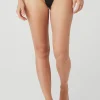 Airbrush Invisible String Thong - Black