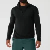 Conquer 1/4 Zip Reform Long Sleeve - Black
