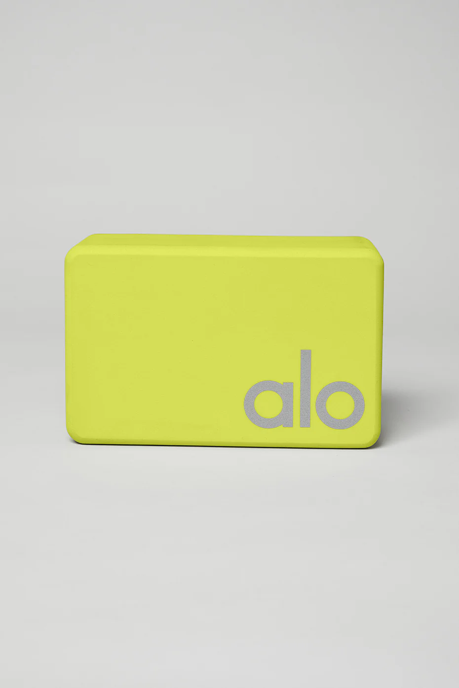 Uplifting Yoga Block - Highlighter/Silver