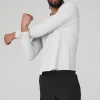 Idol Long Sleeve Performance Tee - Titanium