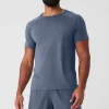 The Triumph Crew Neck Tee - Bluestone