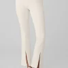 Airbrush High-Waist 7/8 Flutter Legging - Ivory