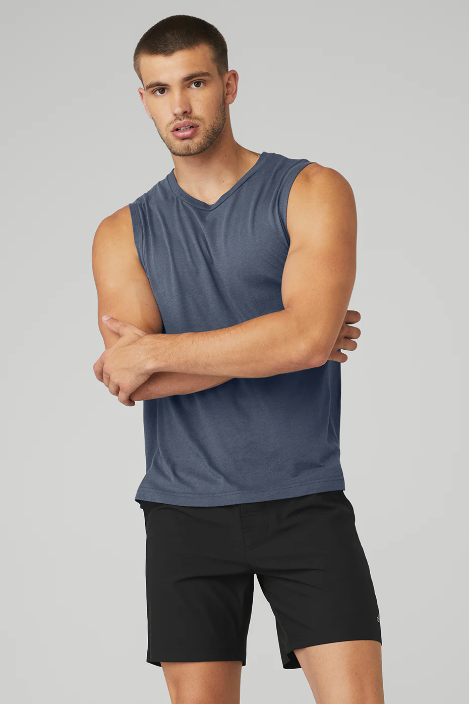 The Triumph Muscle Tank - Bluestone