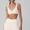 Waffle Weekend Escape Bra - Ivory