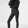 7/8 High-Waist Airlift Legging - Black