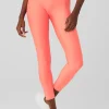 7/8 High-Waist Airlift Legging - Candy Orange