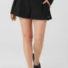 High-Waist Status Trouser Short - Black
