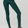 High-Waist Airlift Legging - Midnight Green