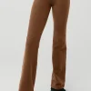 Airbrush Low-Rise Bootcut Legging - Cinnamon Brown