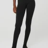 Airbrush High-Waist Highlight Goddess Legging - Black