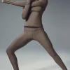 Airlift Winter Warm High-Waist Legging - Olive Tree